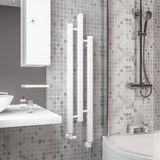 Eastbrook Conwy Vertical Designer Radiator - 1200 x 220mm - Matt White