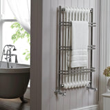 Vogue Nexus Grand III Straight Traditional Towel Radiator - 900 x 525mm - Chrome