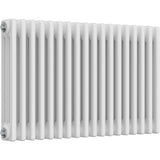 Aquarius Bathrooms Column Radiator Aquarius Foundry Horizontal 3 Column Radiator in White 500mm x 830mm