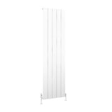 Eastbrook Panel Radiator Eastbrook Charlton Vertical Designer Radiator in Matt White