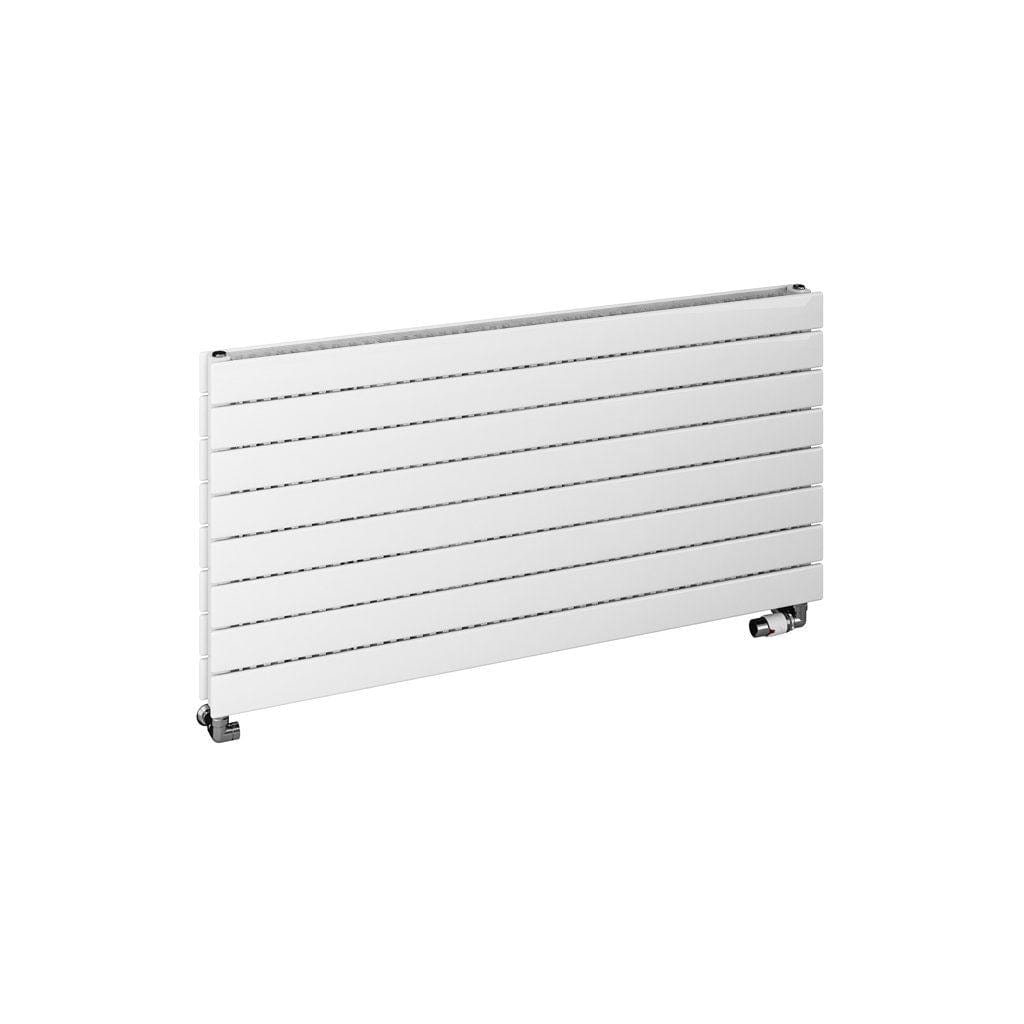 Eastbrook Wendover Curved Vertical Heated Towel Rail in White