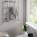Vogue Traditional Towel Radiator Vogue Ballerina Traditional Straight Wall Mounted Heated Towel Rail in Chrome