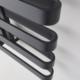 KRAD Designer Towel Radiators K-RAD Texas Straight Vertical Designer Towel Rail in Anthracite