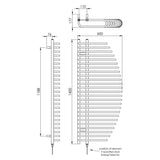 Vogue Designer Towel Radiators Vogue Marine Designer Heated Towel Rail in Chrome