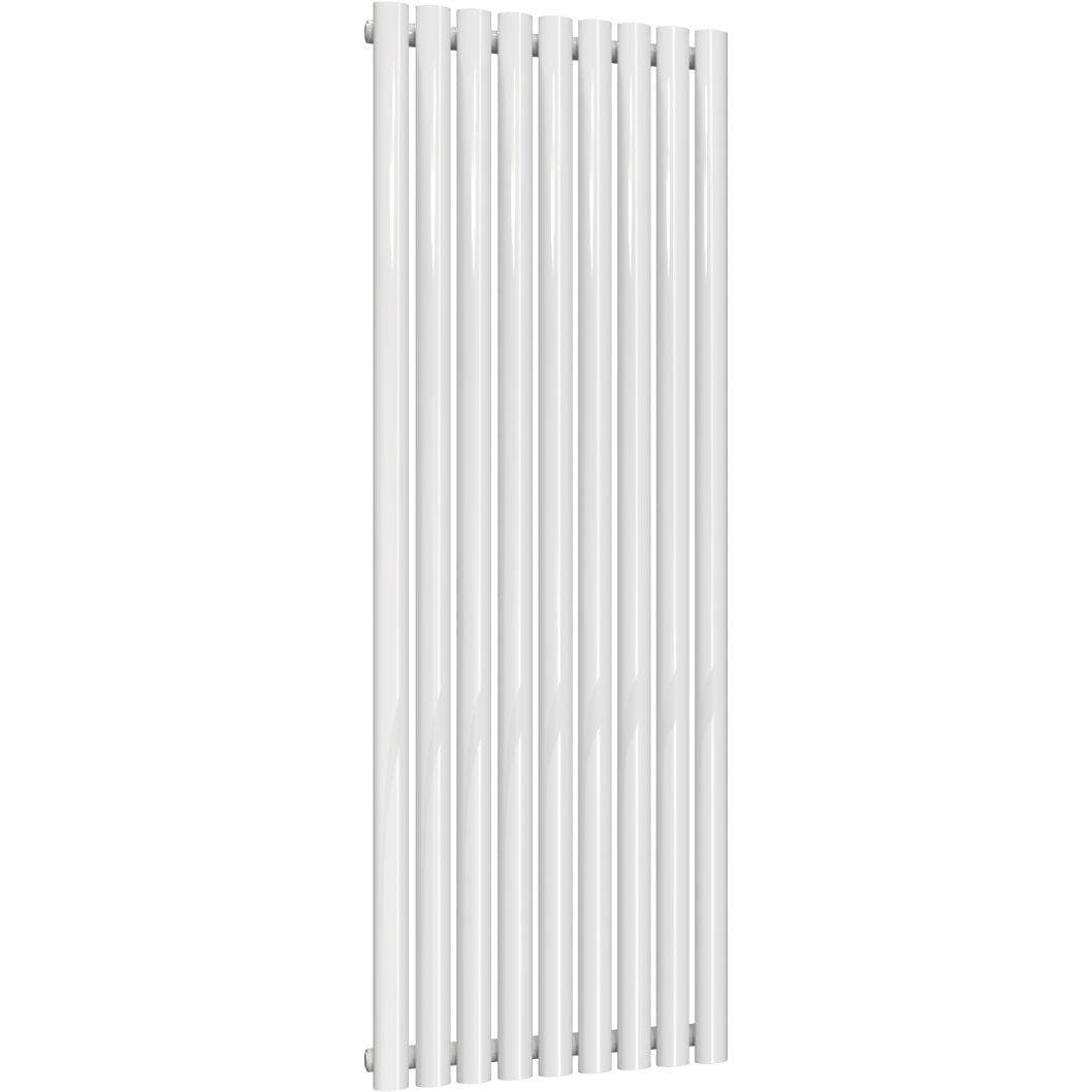 Aquarius Bathrooms Column Radiator Aquarius Athens Single Vertical Column Radiator in White 1600 x540mm