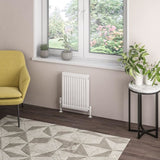 Aquarius Bathrooms Type 21 Aquarius Type 21 Compact Panel Radiator In Gloss White 500 x 400mm