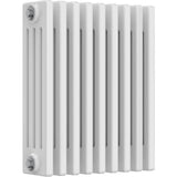 Aquarius Bathrooms Column Radiator Aquarius Foundry Horizontal 4 Column Radiator in White 500mm x 425mm