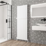 Eastbrook Panel Radiator Eastbrook Kingswood Slimline Vertical Aluminium Radiator 1800 x 610mm / Matt White