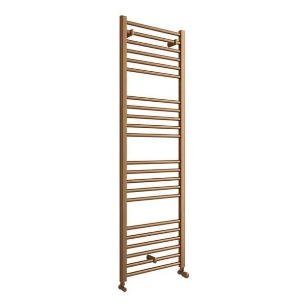 Aquarius Bathrooms Ladder Rail Aquarius Zanelli Towel Radiator in Brushed Bronze 1600 x 500mm