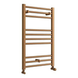 Aquarius Bathrooms Ladder Rail Aquarius Zanelli Towel Radiator in Brushed Bronze 800 x 500mm