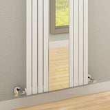 Reina Panel Radiator Reina Reflect Vertical Central Heating Radiator with Mirror