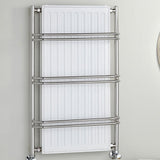 Vogue Designer Towel Radiator Vogue Nexus III Straight Designer Towel Radiator - 900 x 525mm - Chrome Dual Fuel