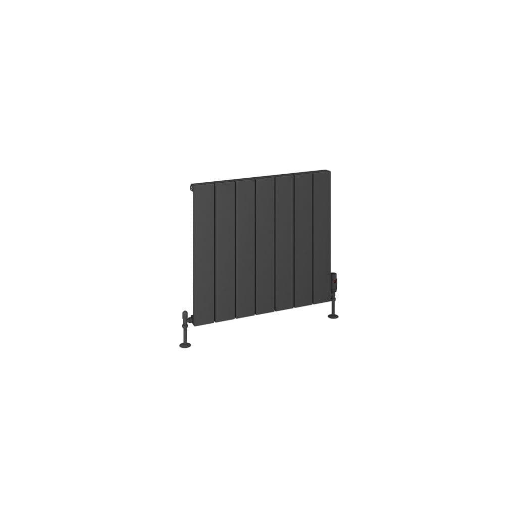 Eastbrook Eastbrook Rosano Straight Horizontal Aluminium Radiator  in Matt White