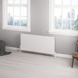 Aquarius Bathrooms Type 22 Aquarius Type 22 Compact Panel Radiator in Gloss White