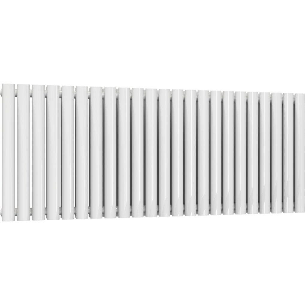 Aquarius Bathrooms Column Radiator Aquarius Athens Horizontal Double Column Radiator 600 x1440mm / White