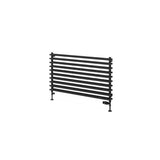 Eastbrook Designer Towel Radiator Eastbrook Murano Horizontal Designer Radiator in Matt Black