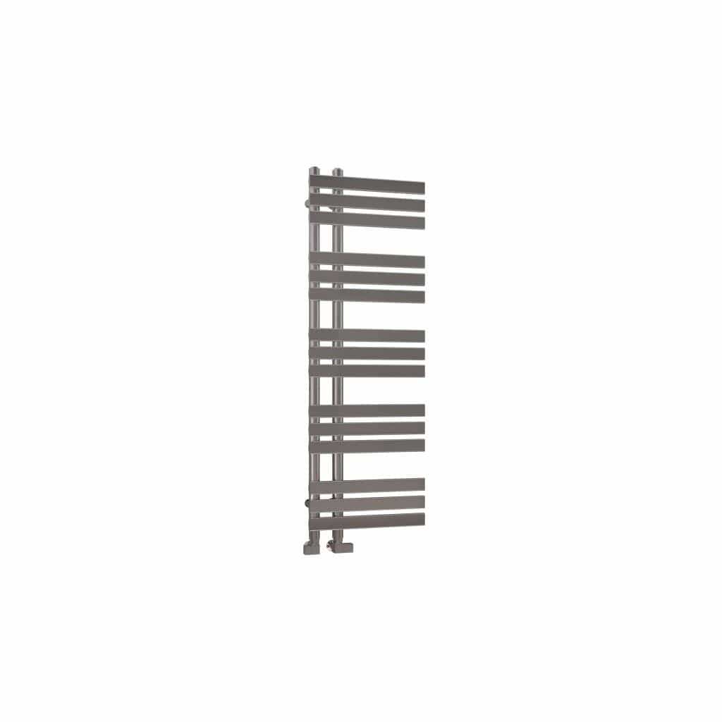 Eastbrook Designer Towel Radiator Eastbrook Leonardo Straight Vertical Heated Towel Rail in Chrome 1200 x 400mm / Electric Only