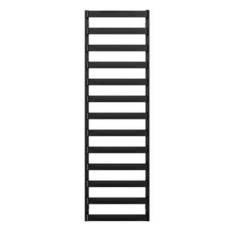 Crosswater Designer Towel Radiator Crosswater Air Designer Towel Radiator in Metallic Black 1630 x 500 / Dual Fuel