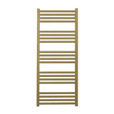 Crosswater Ladder Rail Crosswater MPRO Designer Vertical Towel Radiator in Brushed Brass 1140 x 480mm / Central Heating