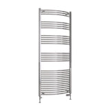 Eastbrook Wendover Curved Vertical Heated Towel Rail in White