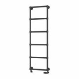 Eastbrook Traditional Towel Rail Eastbrook Stour Vertical Traditional Heated Towel Rail in Anthracite 1550 x 500 / Electric Only