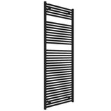 Tissino Ladder Rails Tissino Hugo2 Designer Towel Radiator in Matt Black 1652 x 600 / Electric Only