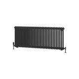 Eastbrook Rivassa Traditional 2 Column Radiator in Matt Black