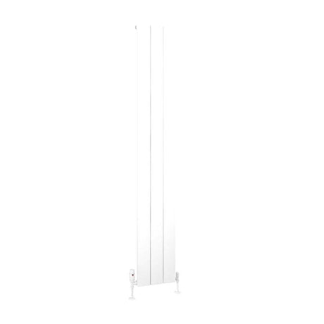Eastbrook Panel Radiator Eastbrook Charlton Vertical Designer Radiator in Matt White