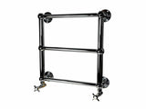 Imperial Traditional Towel Rail Imperial Lund Traditional Wall Mounted Heated Towel Rail in Polished Nickel 480 x 480