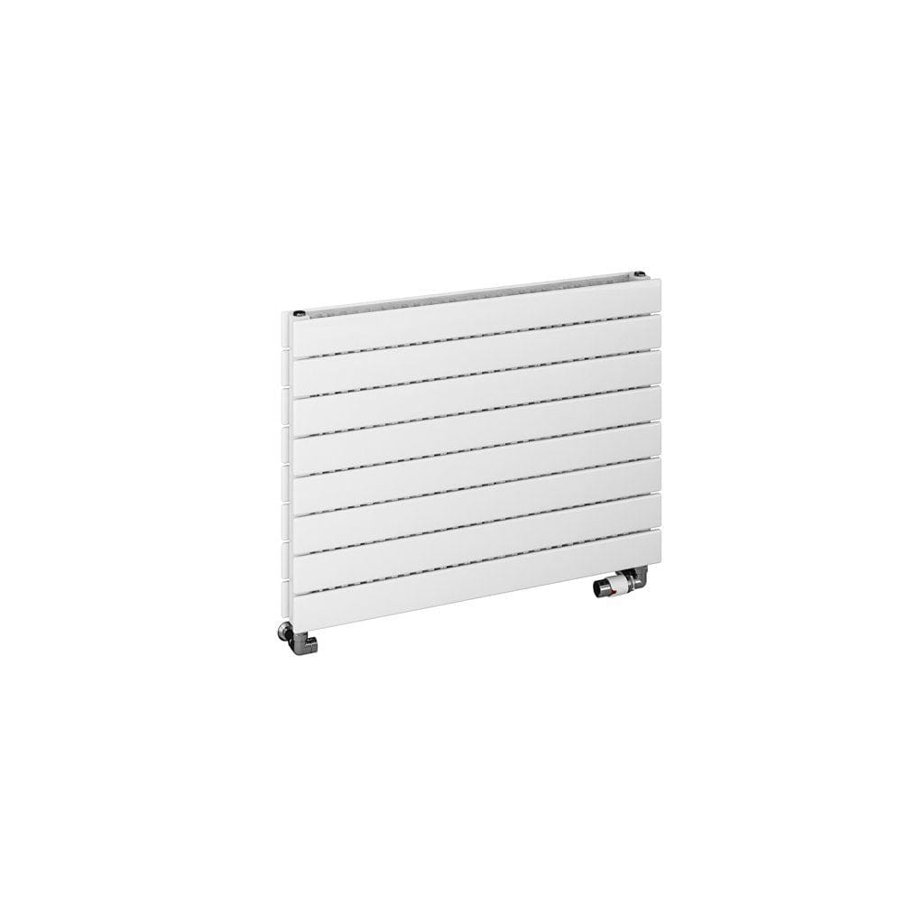 Eastbrook Wendover Curved Vertical Heated Towel Rail in White