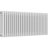 Aquarius Bathrooms Column Radiator Aquarius Foundry Horizontal 4 Column Radiator in White 500mm x 1190mm