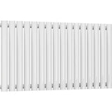 Aquarius Bathrooms Column Radiator Aquarius Athens Single Horizontal Column Radiator in White