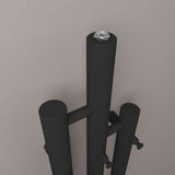 Eastbrook Designer Towel Radiators Eastbrook Portchester Vertical Designer Radiator in Matt Black