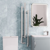 Eastbrook Designer Towel Radiators Eastbrook Portchester Vertical Designer Radiator in Chrome