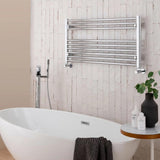 Vogue Ladder Rail Vogue Focus Horizontal Straight Towel Rail - 400 x 1000 - Central Heating - Chrome