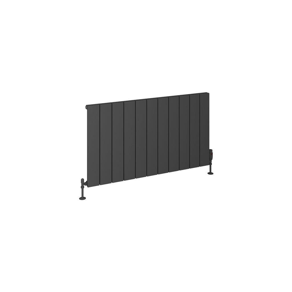 Eastbrook Eastbrook Rosano Straight Horizontal Aluminium Radiator  in Matt White