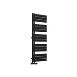 Eastbrook Designer Towel Radiator Eastbrook Helmsley Straight Vertical Designer Towel Rail in Matt Black