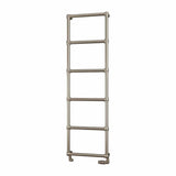 Eastbrook Traditional Towel Rail Eastbrook Stour Vertical Traditional Heated Towel Rail in Brushed Brass 1550 x 500 / Electric Only