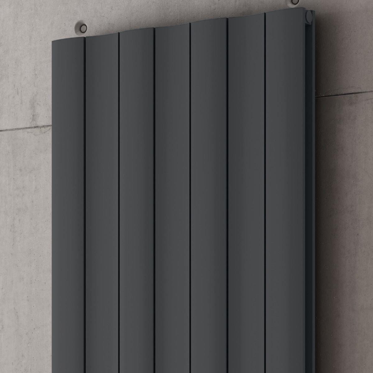 Reina Panel Radiator Reina Gio Aluminium Vertical Double Panel Central Heating Designer Radiator
