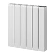 Reina Panel Radiator Reina Aron Aluminium Electric Designer Radiator with LCD Display -  570 x 540mm - White