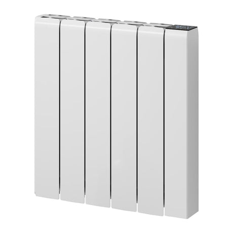 Reina Panel Radiator Reina Aron Aluminium Electric Designer Radiator with LCD Display -  570 x 540mm - White