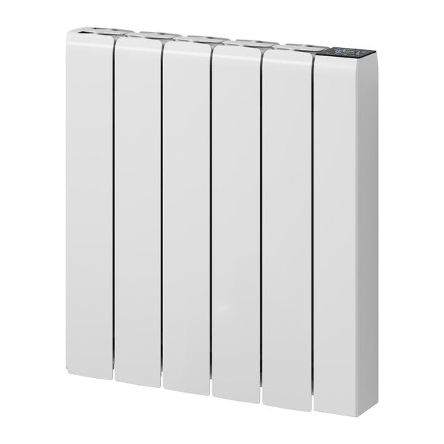 Reina Panel Radiator Reina Aron Aluminium Electric Designer Radiator with LCD Display -  570 x 540mm - White