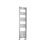 Eastbrook Wendover Curved Vertical Heated Towel Rail in White