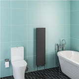 Eastbrook Flat Panel Radiator Eastbrook Wingrave Flat Panel Radiator In Matt Anthracite 1200 x 310mm / Electric Only