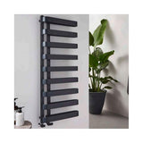 KRAD Designer Towel Radiators K-RAD Texas Straight Vertical Designer Towel Rail in Anthracite