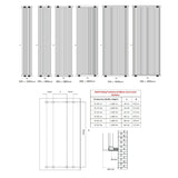 Reina Panel Radiator Reina Albano Central Heating Vertical Designer Radiator