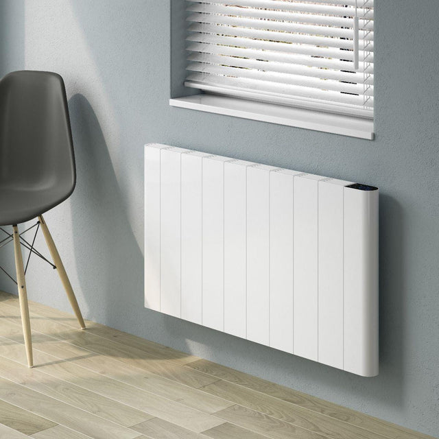 Reina Panel Radiator Reina Maia Wi-Fi Enabled Electric Horizontal Panel Radiator in White 500 x 907mm