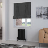 Eastbrook Column Radiator Eastbrook Rivassa Traditional 2 Column Radiator in Matt Black 600 x 428 / Central Heating
