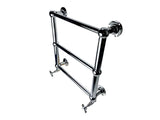 Imperial Traditional Towel Rail Imperial Lund Traditional Wall Mounted Heated Towel Rail in Polished Nickel