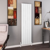 Eastbrook Panel Radiator Eastbrook Charlton Vertical Designer Radiator in Matt White 1800 x 470 / Central Heating